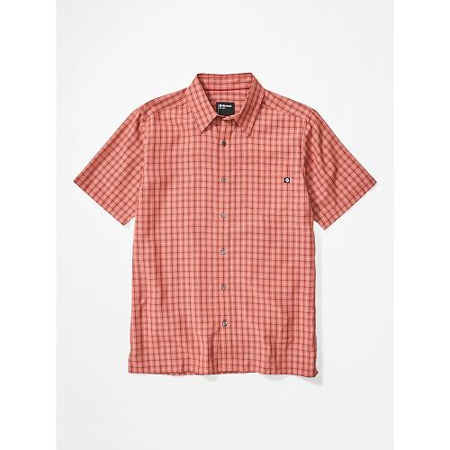 Marmot Eldridge Clothes - Mens Shirts Red CA7308652 Canada